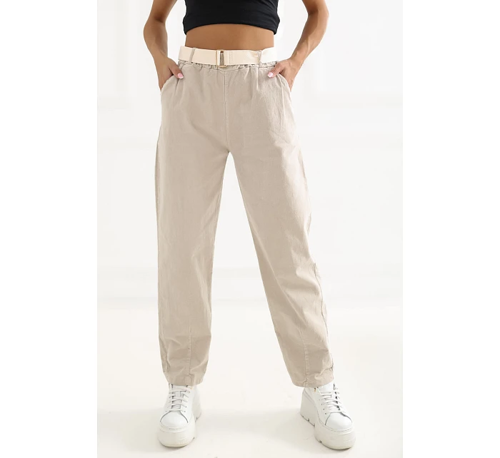 Šnúrové nohavice model 226459 Taliansko Moda