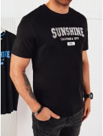 Pánské tričko s potiskem černé Dstreet model 21973628 - FashionStreet