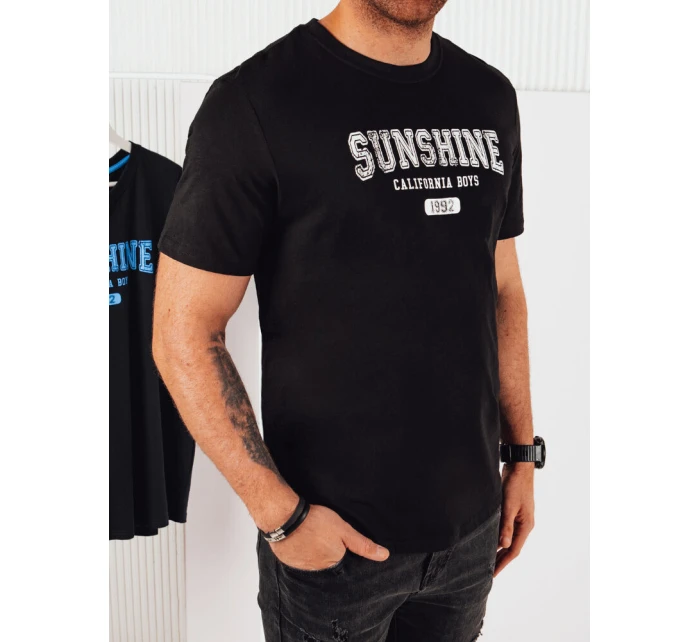 Pánské tričko s potiskem černé Dstreet model 21973628 - FashionStreet