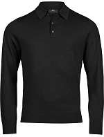 Tee Jays TJ 6002 Polo pletený sveter 18.6002 pine
