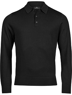Tee Jays TJ 6002 Polo pletený sveter 18.6002 pine