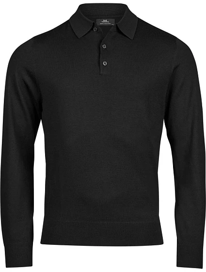 Tee Jays TJ 6002 Polo pletený sveter 18.6002 pine