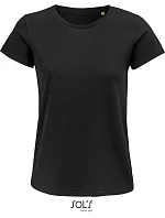 SOL'S Crusader Women Dámske tričko z bio bavlny 25.3581 deep black SOL'S Crusader Women Dámske tričko z bio bavlny 25.3581 deep black