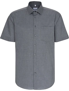 Seidensticker Shirt Regular SSL Košeľa s krátkym rukávom 78.3001 antracitová