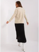 Sweter AT SW  beżowy model 18884714 - FPrice