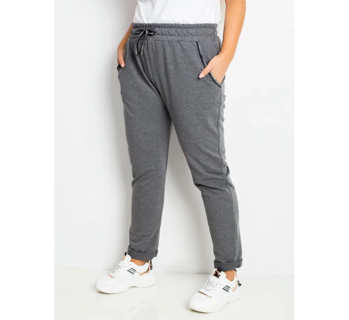 Tepláky RV DR model 17929294 tmavě šedá - FPrice Tepláky RV DR model 17929294 tmavě šedá - FPrice