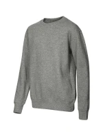 Crew mikina dětská tmavě šedý melír Crew mikina dětská tmavě šedý melír