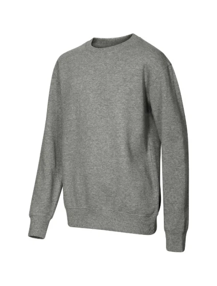 Crew mikina dětská tmavě šedý melír Crew mikina dětská tmavě šedý melír