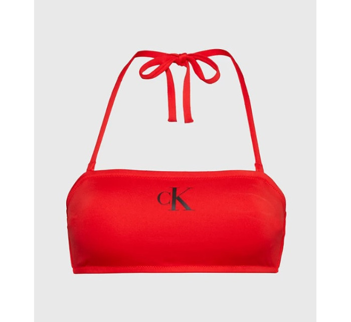 Dámský vrchní díl plavek KW01972 XNE červená - Calvin Klein