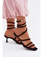 Sandále na podpätku model 227451 Krok vo veľkom štýle