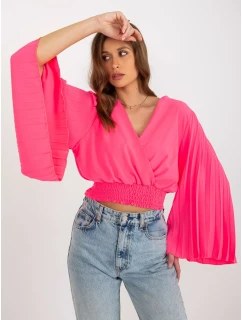 Blúzka DHJ BZ 16503.30X fluo ružová