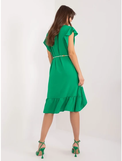 Sukienka DHJ SK model 19760144 zielony - FPrice Sukienka DHJ SK model 19760144 zielony - FPrice