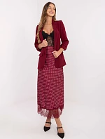 Sukňa MI SD 4213.52 bordová