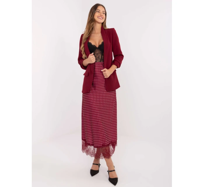 Sukňa MI SD 4213.52 bordová