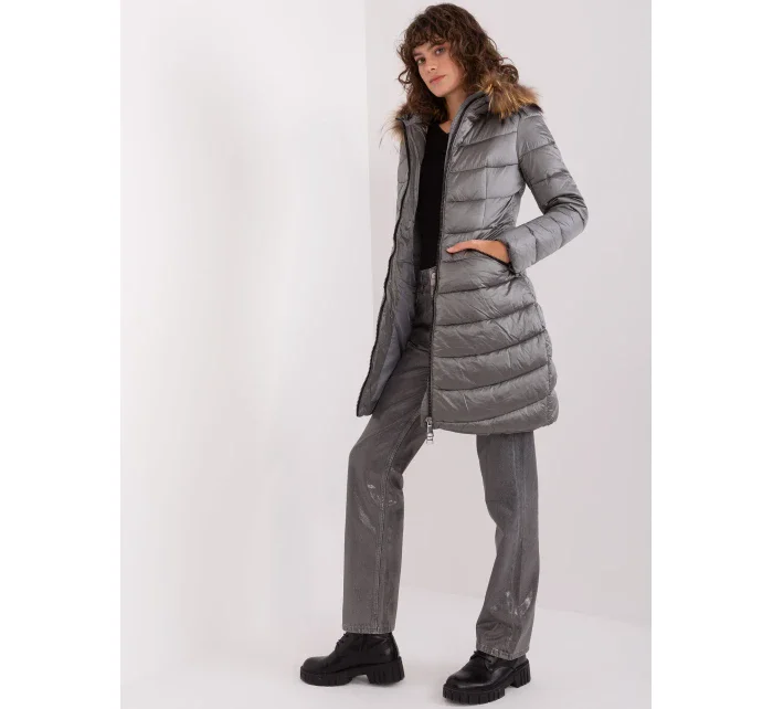 NM KR TR8125 bunda.99P tmavo šedá