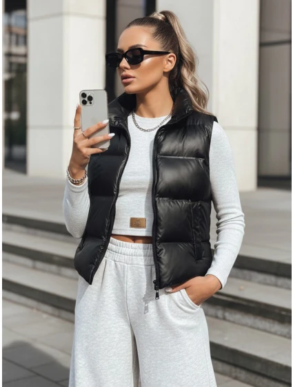 Dámska prešívaná vesta WILLOW black FashionStreet TY3796