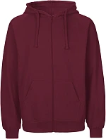O Pánská mikina s kapucí z bio bavlny bordeaux model 22505242 - Neutral O Pánská mikina s kapucí z bio bavlny bordeaux model 22505242 - Neutral