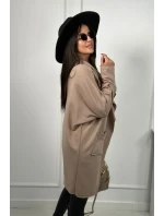 Kapska s vreckami tmavo béžová Kapska s vreckami tmavo béžová