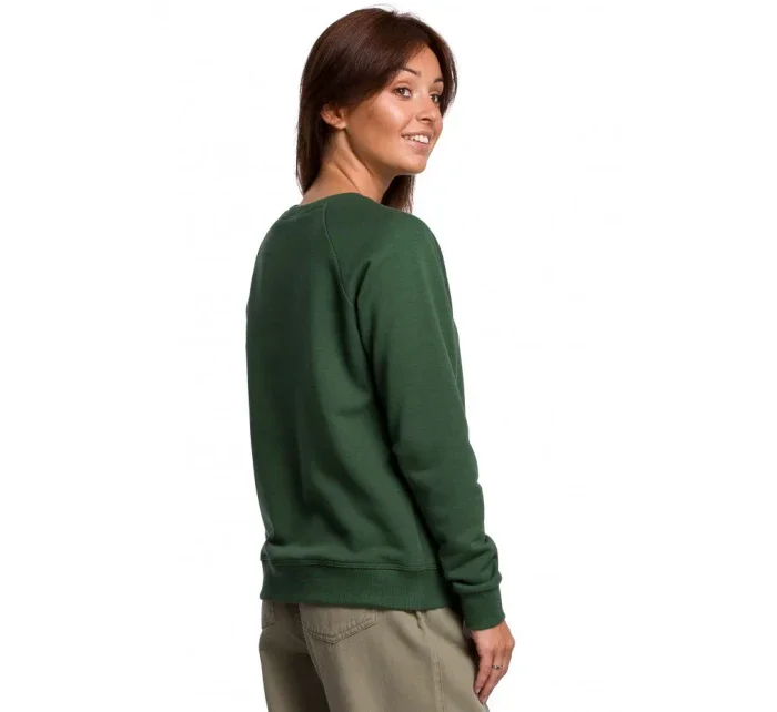 B167 Sveter s prednou potlačou - zelená tráva B167 Sveter s prednou potlačou - zelená tráva