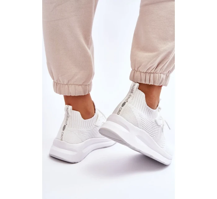Dámské Cross Jeans Slip-on Sneakers LL2R4031C bílá Dámské Cross Jeans Slip-on Sneakers LL2R4031C bílá