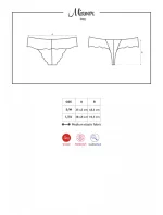 Dámské tanga model 21881215 thong - Obsessive