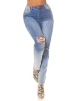 Sexy džíny s vysokým pasem model 21178084 - Koucla Sexy džíny s vysokým pasem model 21178084 - Koucla