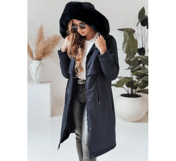 Dámská zimní bunda parka navy blue Dstreet model 21971767 - FashionStreet