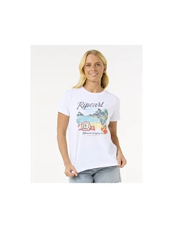 Tričko RIP CURL Crystal Standard Tee, biele