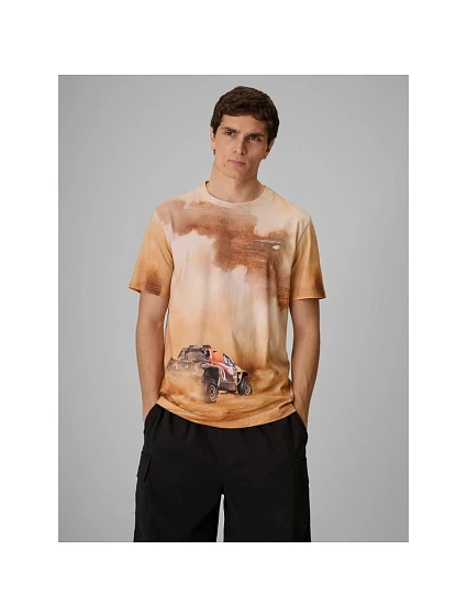 T-shirt regular z nadrukiem męski 4F 4FRSS26TTSHM4237-83A T-shirt regular z nadrukiem męski 4F 4FRSS26TTSHM4237-83A