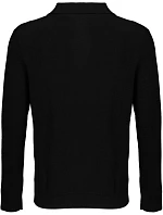 Pánský polo svetr deep black model 22500625 - NEOBLU Pánský polo svetr deep black model 22500625 - NEOBLU