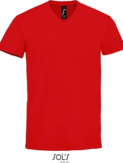 SOL'S Imperial V Men Pánské tričko do V z těžké bavlny model 22520579 red