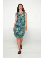 Šaty bez rukávů s potiskem model 19696757 - Vamp Šaty bez rukávů s potiskem model 19696757 - Vamp