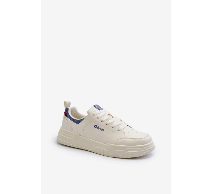 Sneakersy Męskie Memory Foam System Big Star NN174150 Jasnobeżowe Sneakersy Męskie Memory Foam System Big Star NN174150 Jasnobeżowe