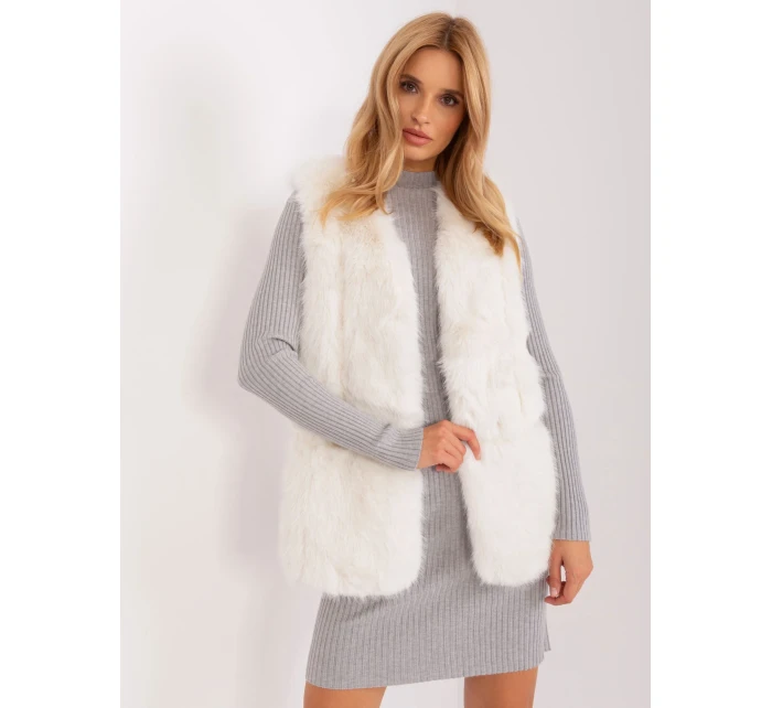 Kamizelka AT KZ model 18949484 ecru - FPrice