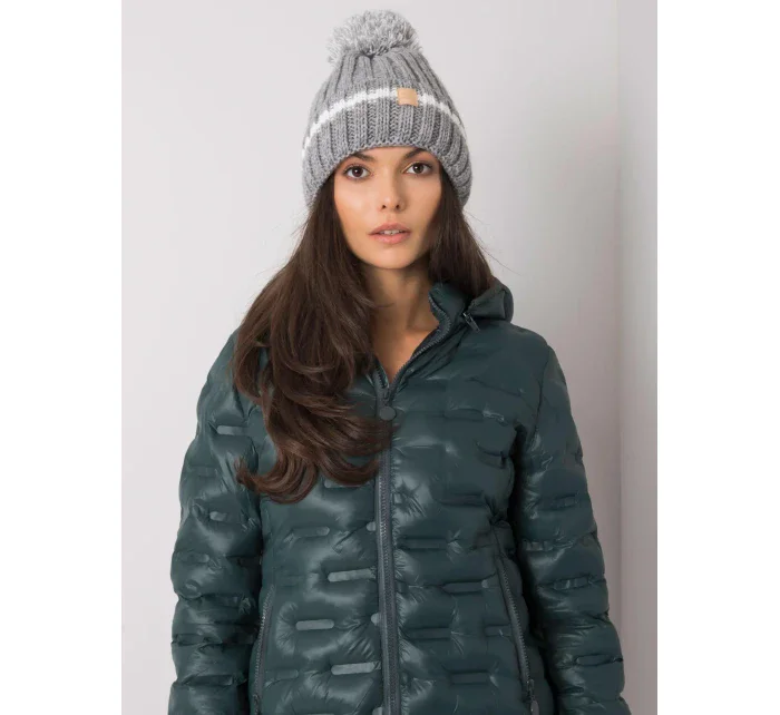 Dámská čepice JK CZ 35 model 15837286 šedá - FPrice Dámská čepice JK CZ 35 model 15837286 šedá - FPrice