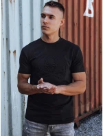 Pánské tričko s potiskem černé Dstreet model 21977580 - FashionStreet