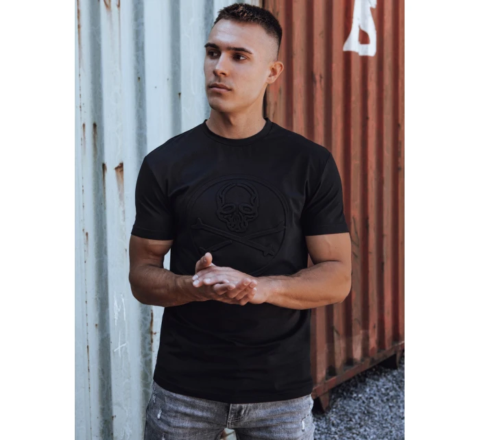 Pánské tričko s potiskem černé Dstreet model 21977580 - FashionStreet
