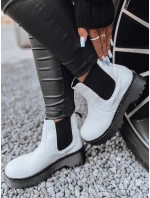 Dámské kozačky s podrážkou bílé Dstreet model 21981280 - FashionStreet Dámské kozačky s podrážkou bílé Dstreet model 21981280 - FashionStreet