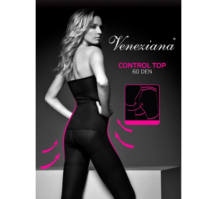 Dámske pančuchové nohavice Veneziana Control Top 60 den Dámske pančuchové nohavice Veneziana Control Top 60 den