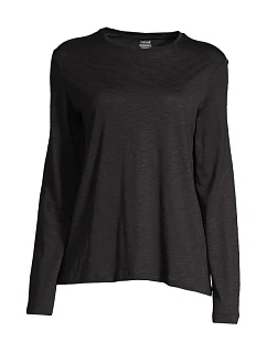Dámské tričko CASALL Soft Texture Long Sleeve, černé