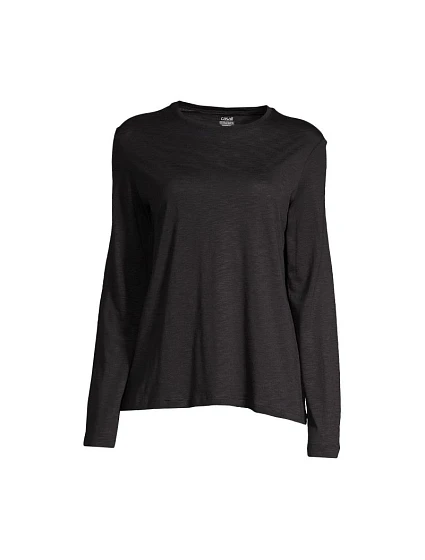 Dámske tričko CASALL Soft Texture Long Sleeve, čierne Dámske tričko CASALL Soft Texture Long Sleeve, čierne
