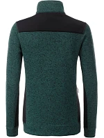 JN Dámská pracovní pletená fleece bunda Strong 02.0 dark green melange/black model 22492721 - Daiber JN Dámská pracovní pletená fleece bunda Strong 02.0 dark green melange/black model 22492721 - Daiber