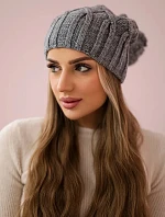 Milano fleecová čiapka K203 tmavo šedá