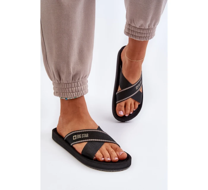 Dámské Žabky Big Star model 21652740 Černé - Big Star Shoes