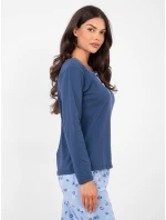 DU PI FP 007.69 tmavomodré pyžamo