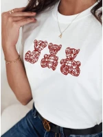 Dámské tričko ecru Dstreet model 21976462 - FashionStreet Dámské tričko ecru Dstreet model 21976462 - FashionStreet