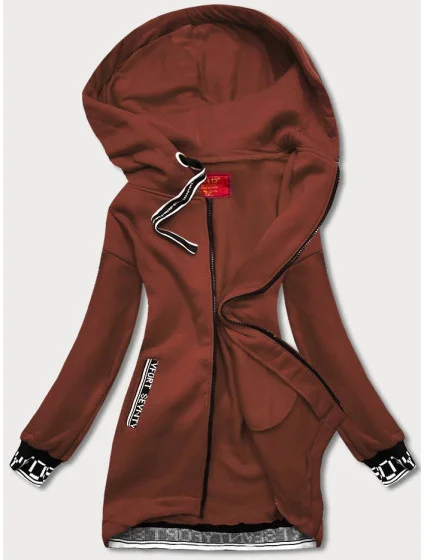 Hnědá dámská sportovní mikina model 20740369 - LHD