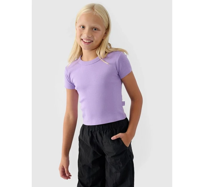 Hladké dívčí tričko model 22117370 - 4F