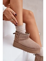 sněhule na platformě Big Star béžové model 21677565 - Big Star Shoes