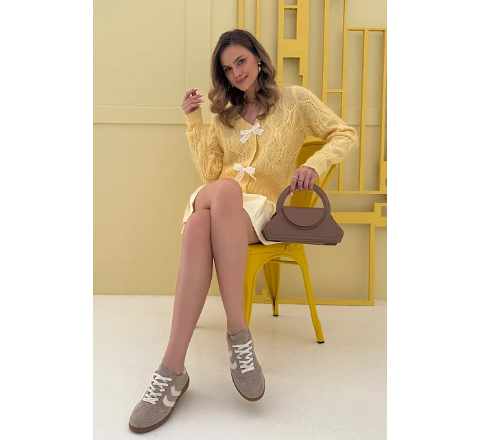 Dámské tenisky z eko semiše zelené model 22027738 - EVENTO